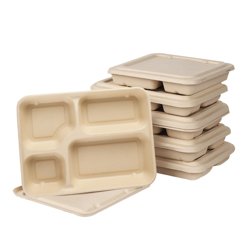 Disposable takeaway packaging tray