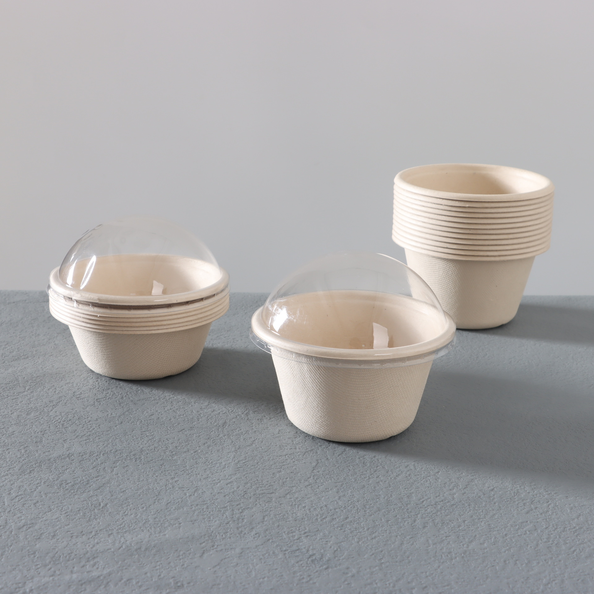 Disposable Shaved Ice Cups, Soft-Serve Ice Bowls